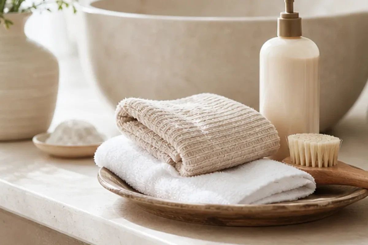 Hochwertige Beauty-Inszenierung zu Auswahlkriterien für Leave-in-Pflege für trockenes Haar