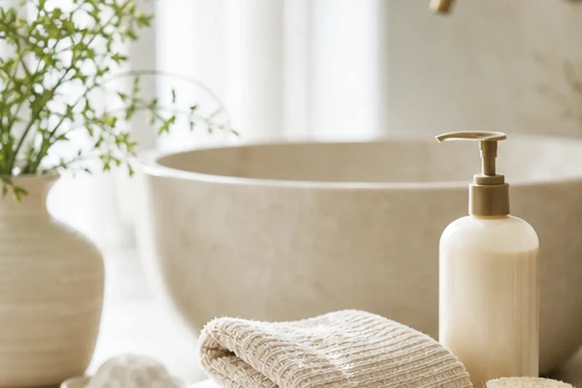 Hochwertige Beauty-Inszenierung zu Auswahlkriterien für Männer-Körperpflege für fettige Haut