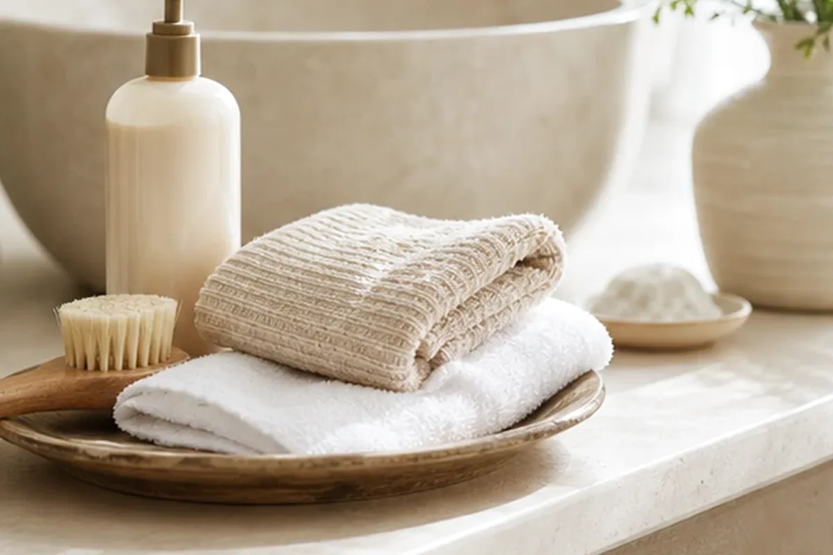 Hochwertige Beauty-Inszenierung zu Auswahlkriterien für After-Sun-Pflege für raue Haut