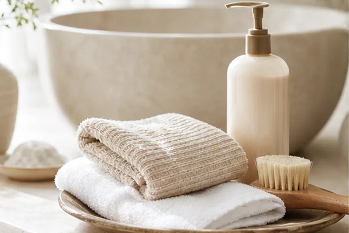 Hochwertige Beauty-Inszenierung zu Auswahlkriterien für Haarmaske für empfindliche Kopfhaut
