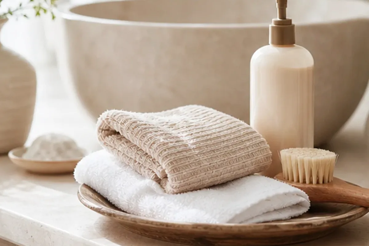 Redaktionelle Detailaufnahme zur Orientierung bei Mildes Shampoo für lockiges Haar