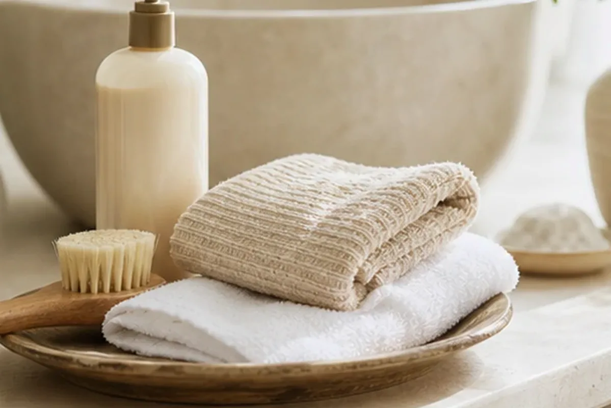 Hochwertige Beauty-Inszenierung zu Auswahlkriterien für Leave-in-Pflege für trockenes Haar