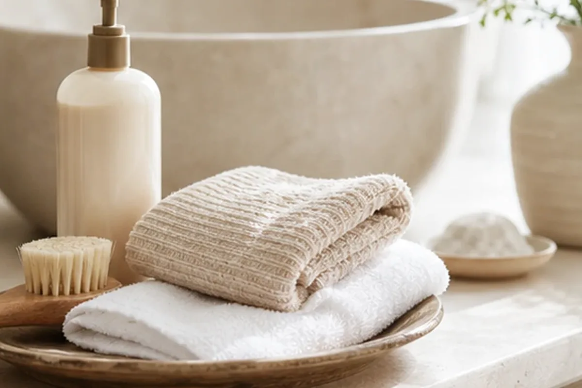 Hochwertige Beauty-Inszenierung zu Auswahlkriterien für Gesichtswasser für trockene Haut