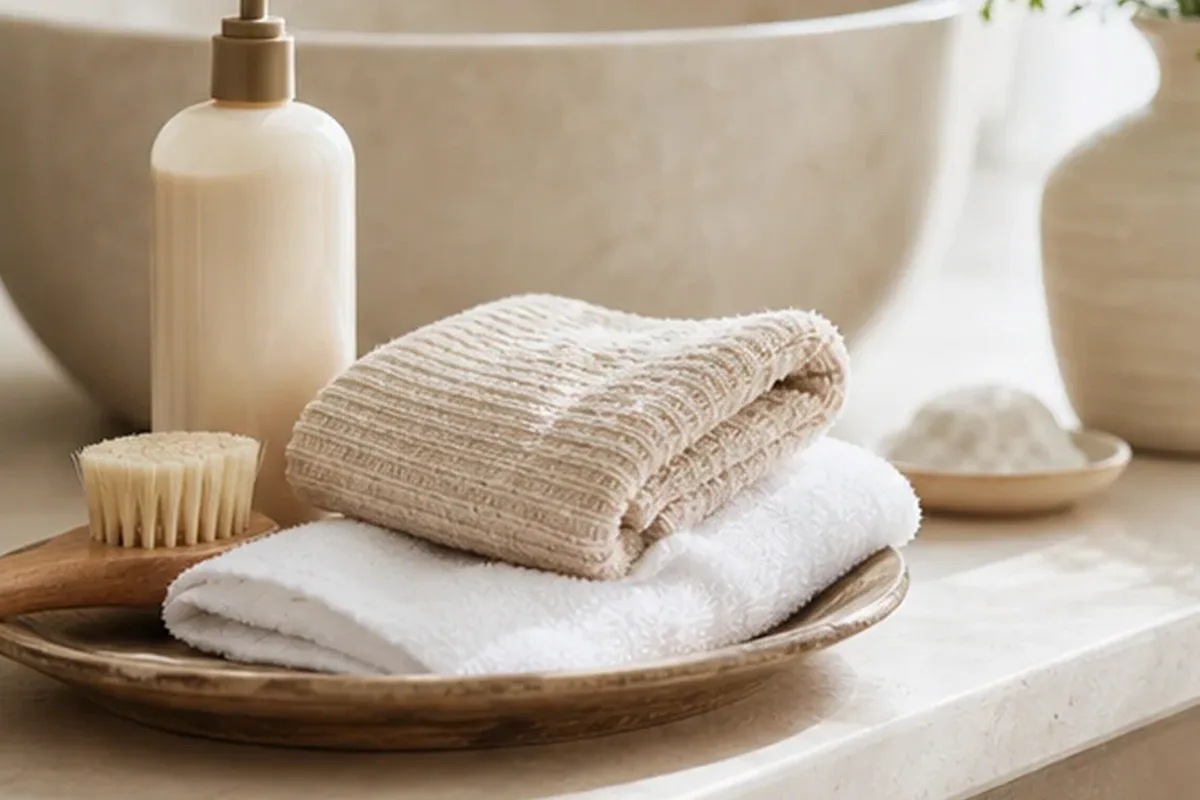 Hochwertige Beauty-Inszenierung zu Auswahlkriterien für Trockenshampoo bei Frizz
