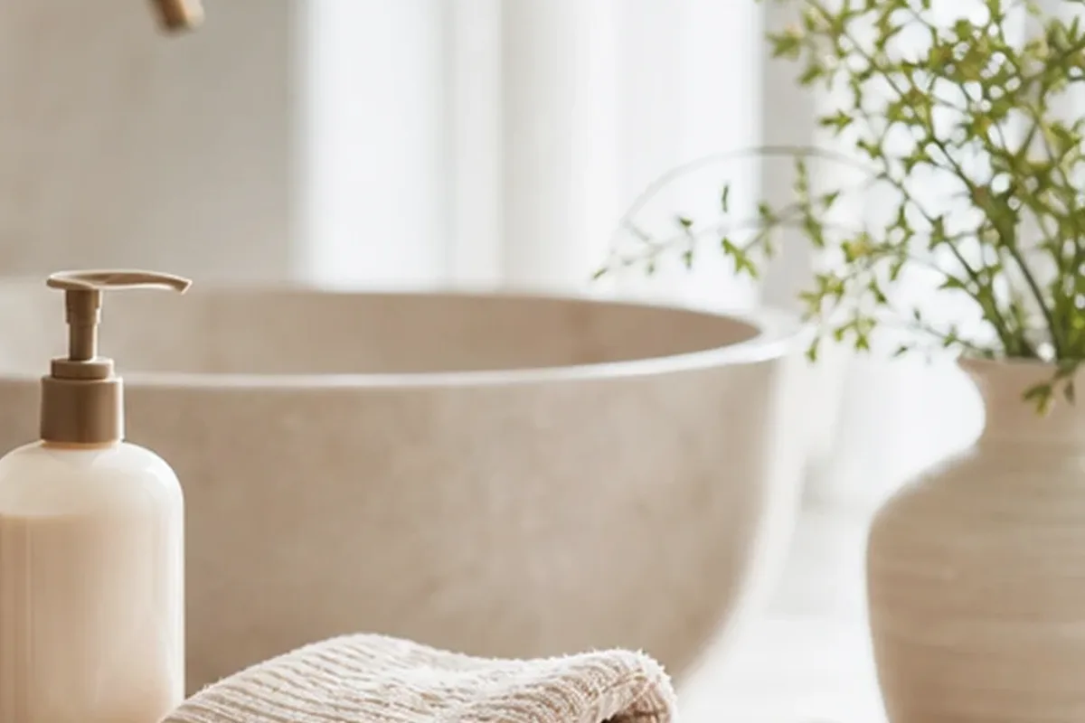 Hochwertige Beauty-Inszenierung zu Auswahlkriterien für Mizellenwasser für fettige Haut