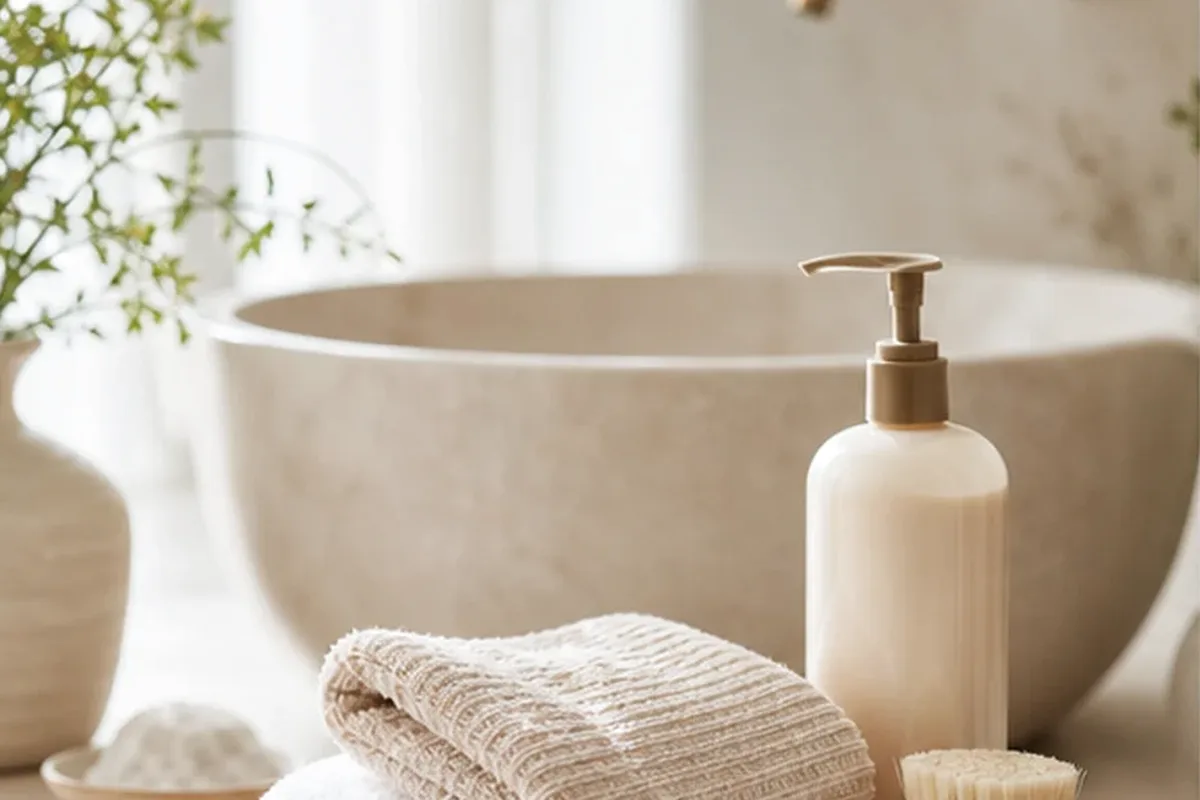 Hochwertige Beauty-Inszenierung zu Auswahlkriterien für Haartrockner für strapaziertes Haar