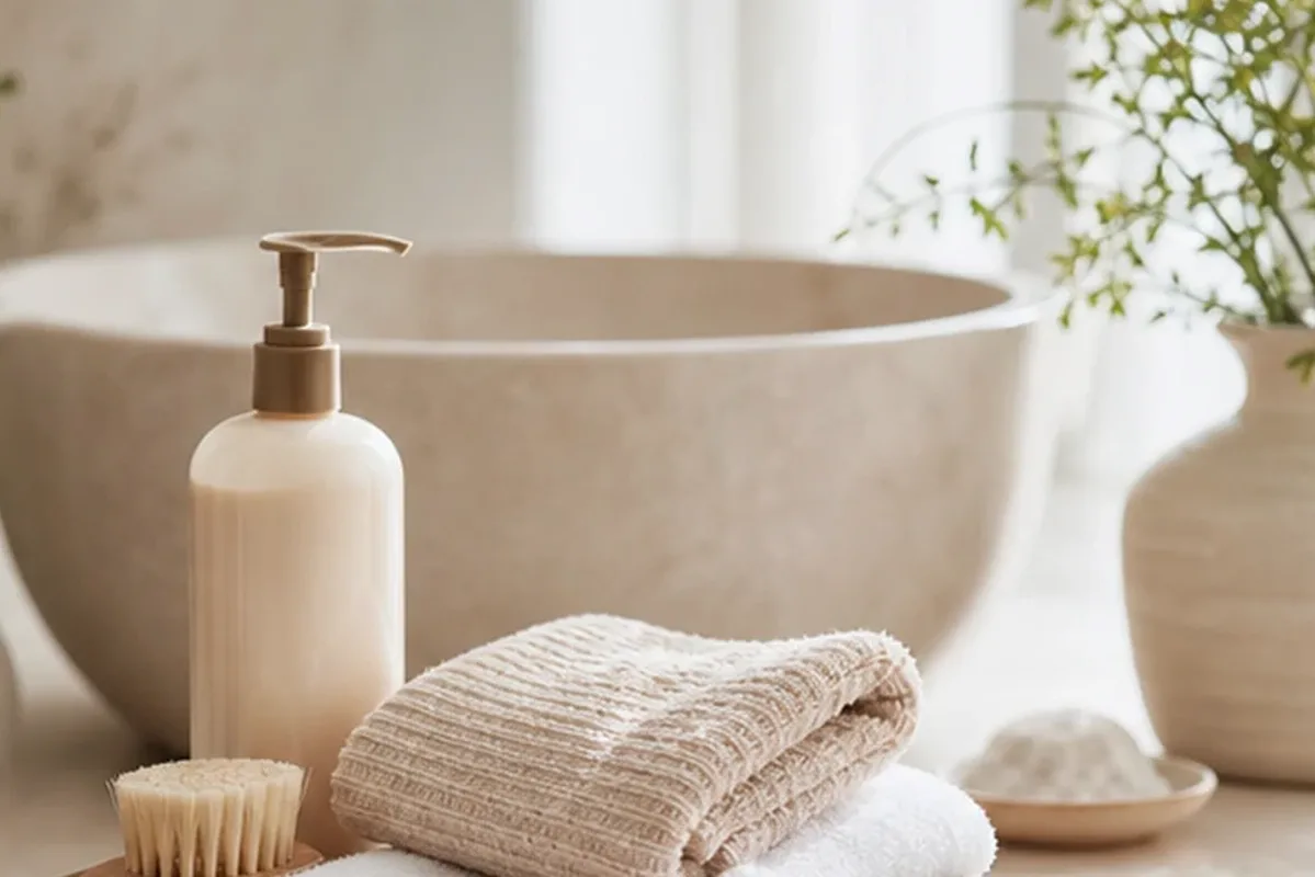 Hochwertige Beauty-Inszenierung zu Auswahlkriterien für Holziger Duft für einen eleganten Stil