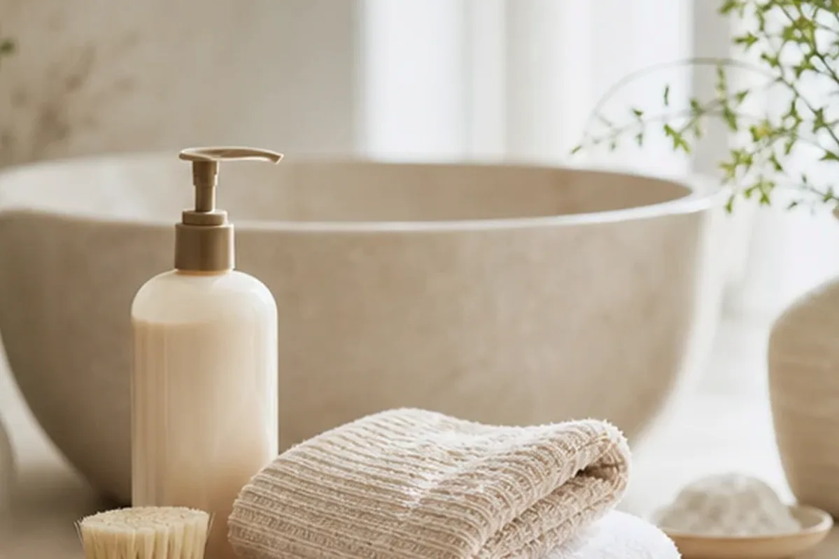 Hochwertige Beauty-Inszenierung zu Auswahlkriterien für Body-Trimmer für die Bikinizone