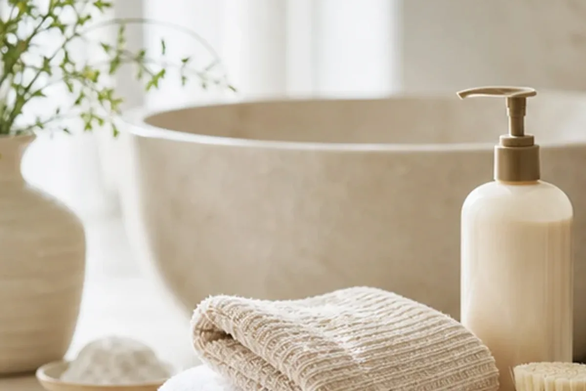 Hochwertige Beauty-Inszenierung zu Auswahlkriterien für Gesichtscreme für fettige Haut