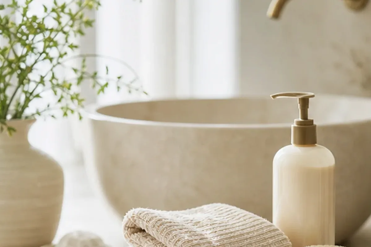 Hochwertige Beauty-Inszenierung zu Auswahlkriterien für Reinigungsöl für Mischhaut