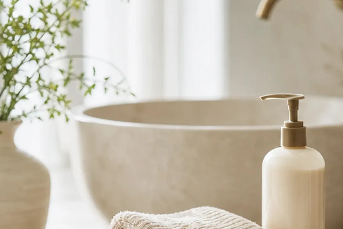 Hochwertige Beauty-Inszenierung zu Auswahlkriterien für Mizellenwasser für trockene Haut