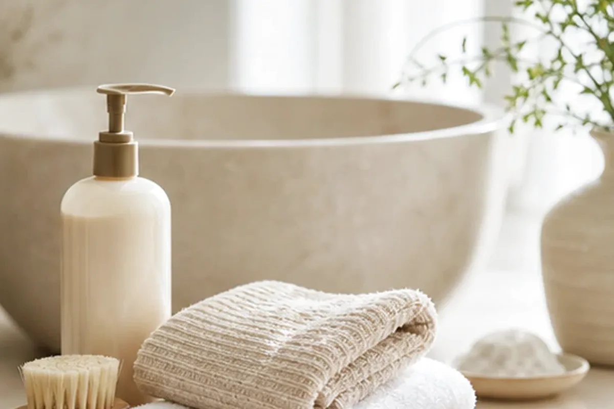 Redaktionelle Detailaufnahme zur Orientierung bei Sugaring-Paste für feine Haare