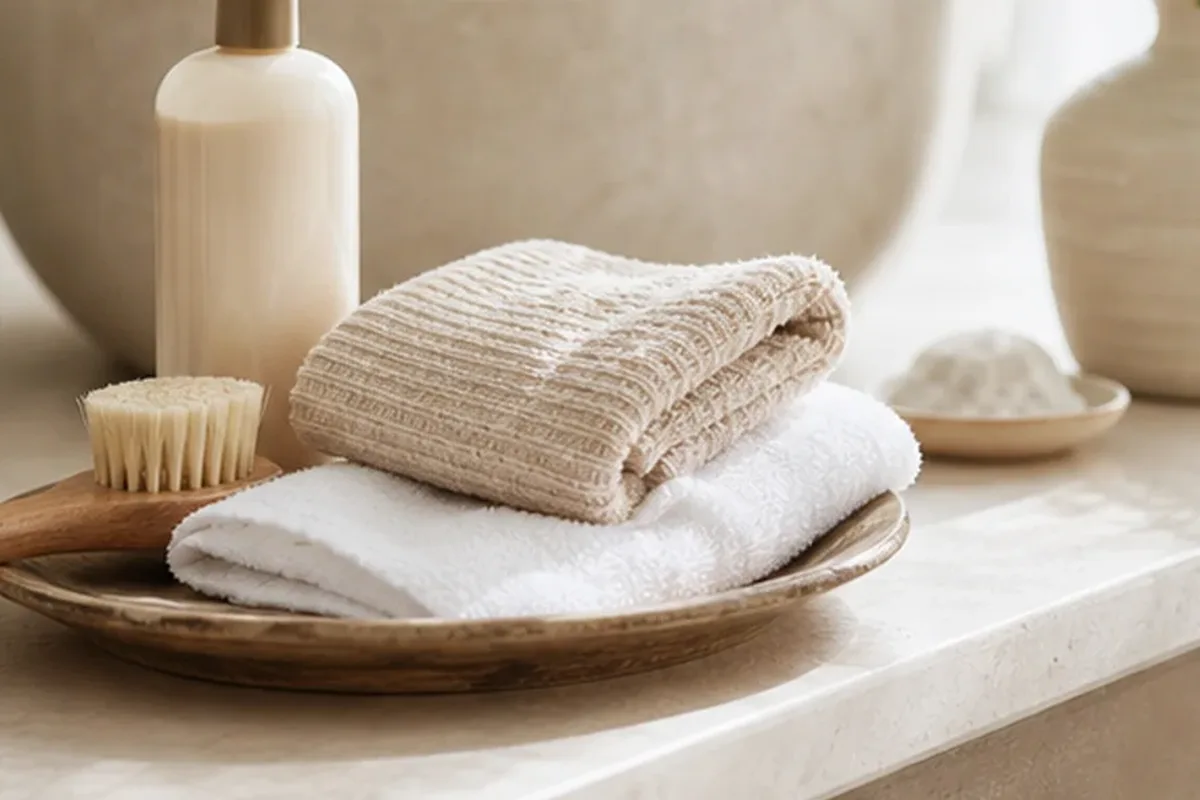Hochwertige Beauty-Inszenierung zu Auswahlkriterien für Nassrasierer bei Rasurbrand