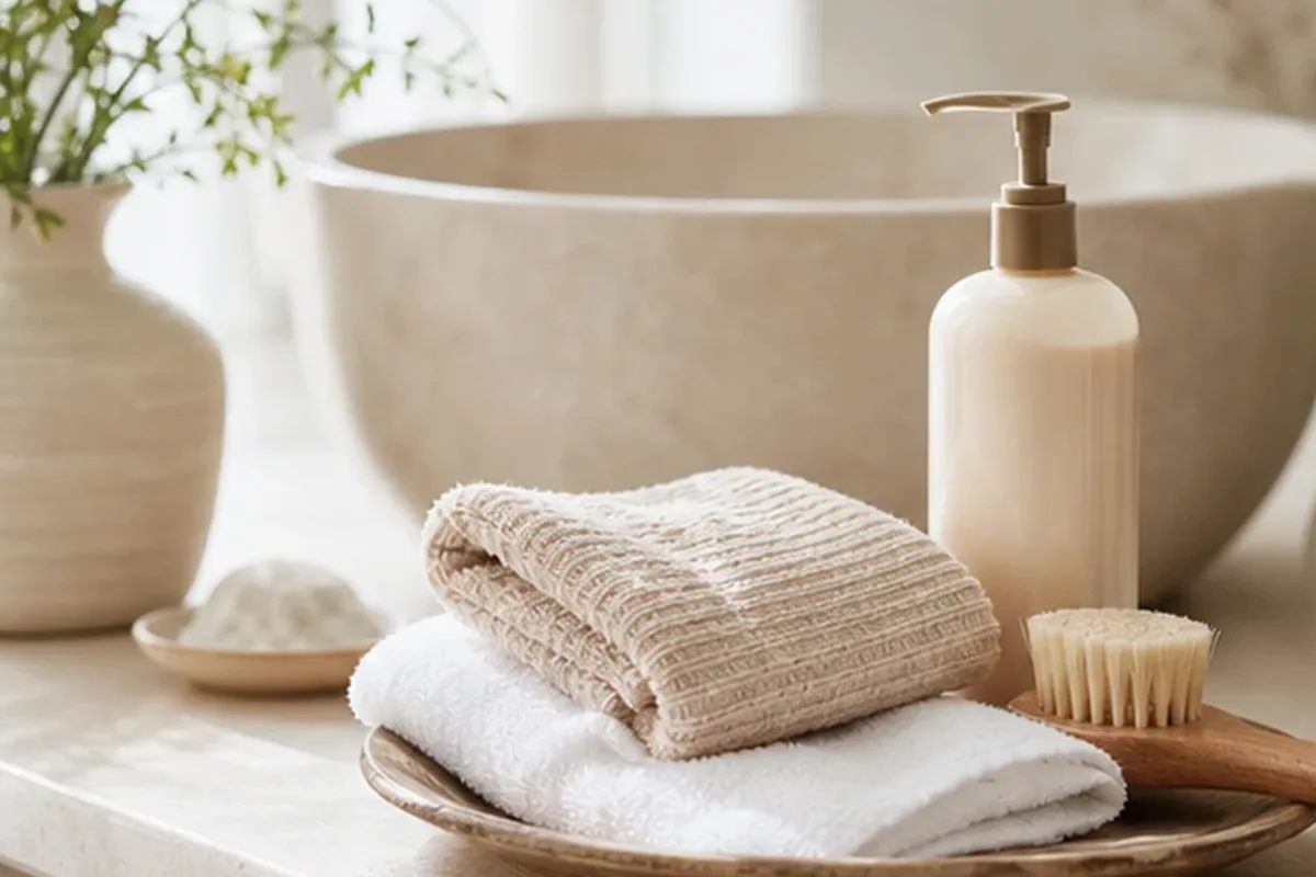 Hochwertige Beauty-Inszenierung zu Auswahlkriterien für Männer-Körperpflege für fettige Haut