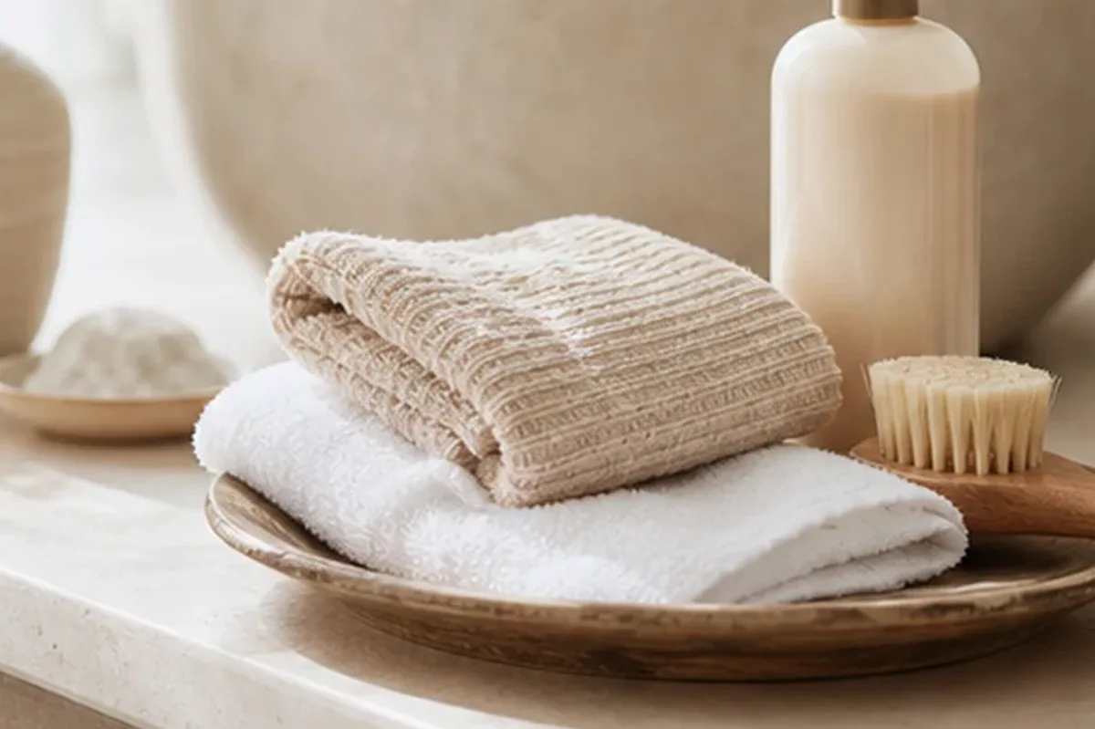 Hochwertige Beauty-Inszenierung zu Auswahlkriterien für Haarmaske für trockenes Haar