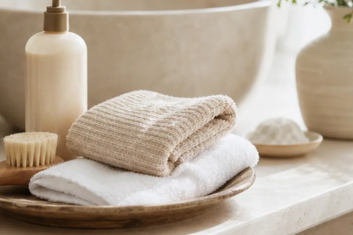 Hochwertige Beauty-Inszenierung zu Auswahlkriterien für Reinigungsöl bei Pigmentflecken