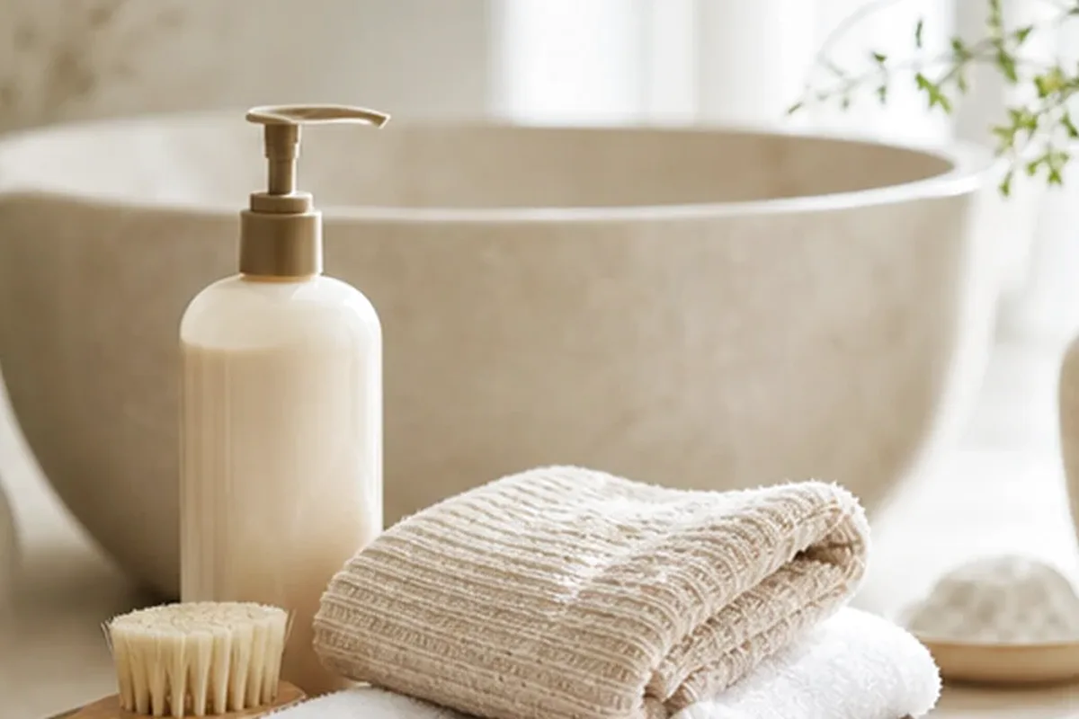 Hochwertige Beauty-Inszenierung zu Auswahlkriterien für Beauty-Routine für Männer