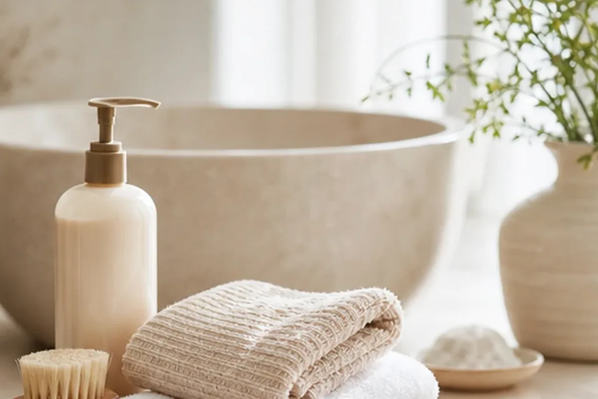 Hochwertige Beauty-Inszenierung zu Auswahlkriterien für Haartrockner für lockiges Haar