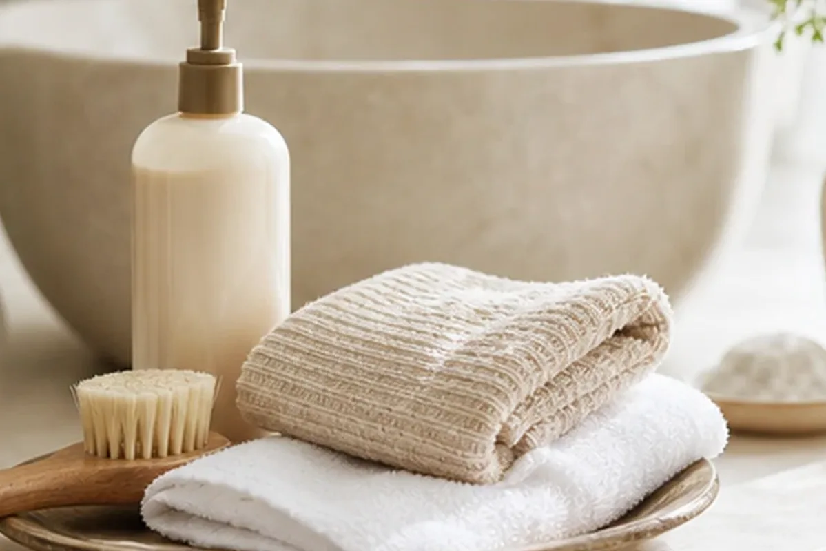 Hochwertige Beauty-Inszenierung zu Auswahlkriterien für Bartshampoo für fettige Haut