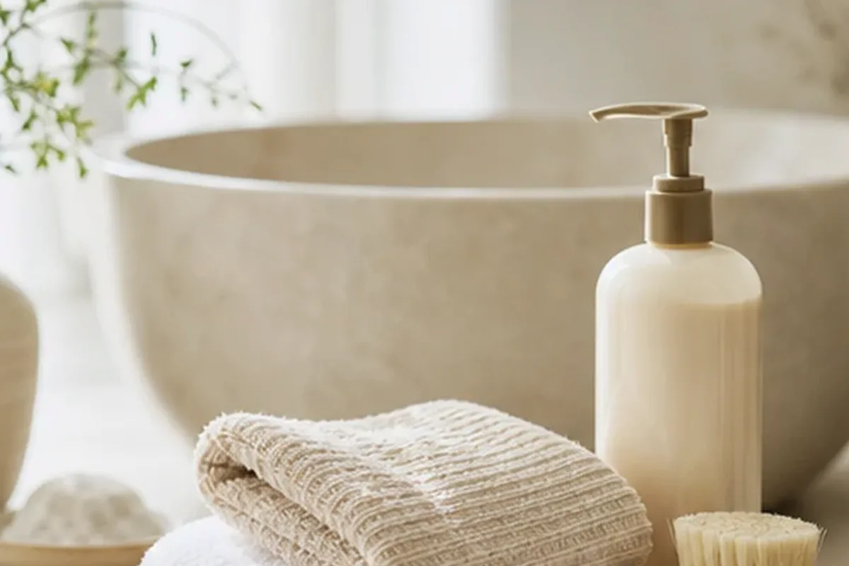 Redaktionelle Detailaufnahme zur Orientierung bei Sugaring-Paste für dunkle Haare