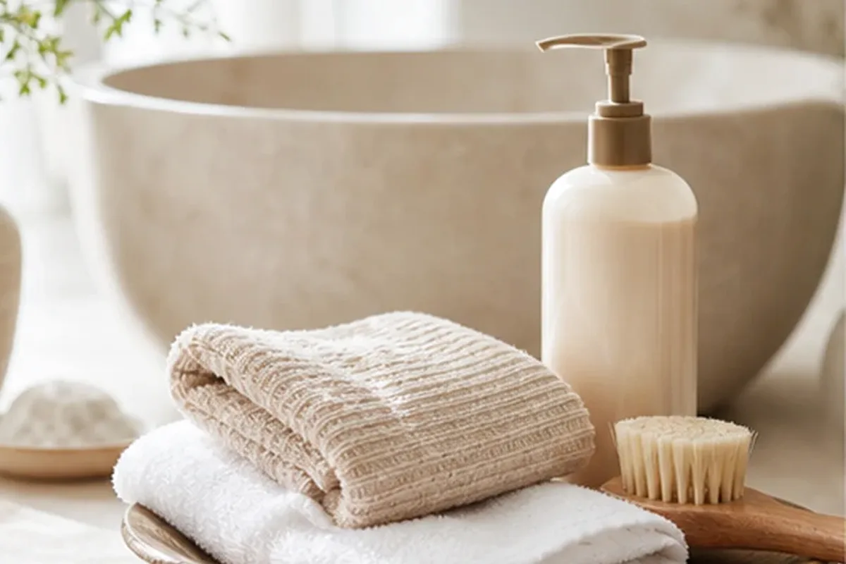 Hochwertige Beauty-Inszenierung zu Auswahlkriterien für Leave-in-Pflege für trockenes Haar