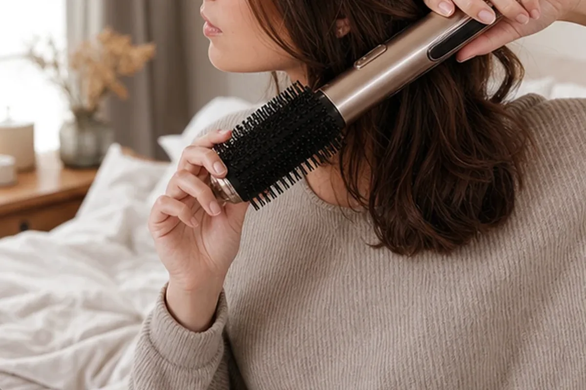 Authentische Beauty-Routine passend zum Thema Volumenspray für empfindliche Kopfhaut