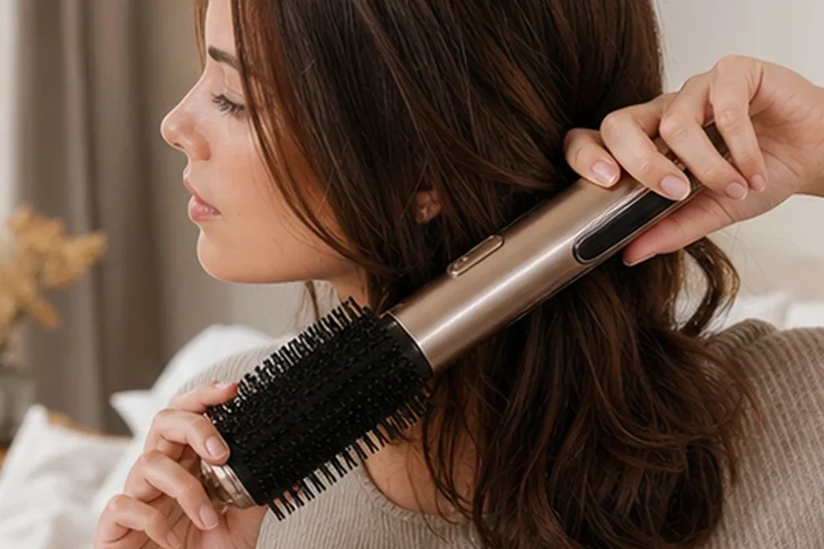 Hochwertige Beauty-Inszenierung zu Auswahlkriterien für Conditioner bei Haarbruch