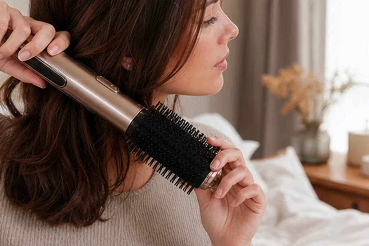 Redaktioneller Beauty-Moment zur Ausgangslage bei Maniküre-Set für Reisen