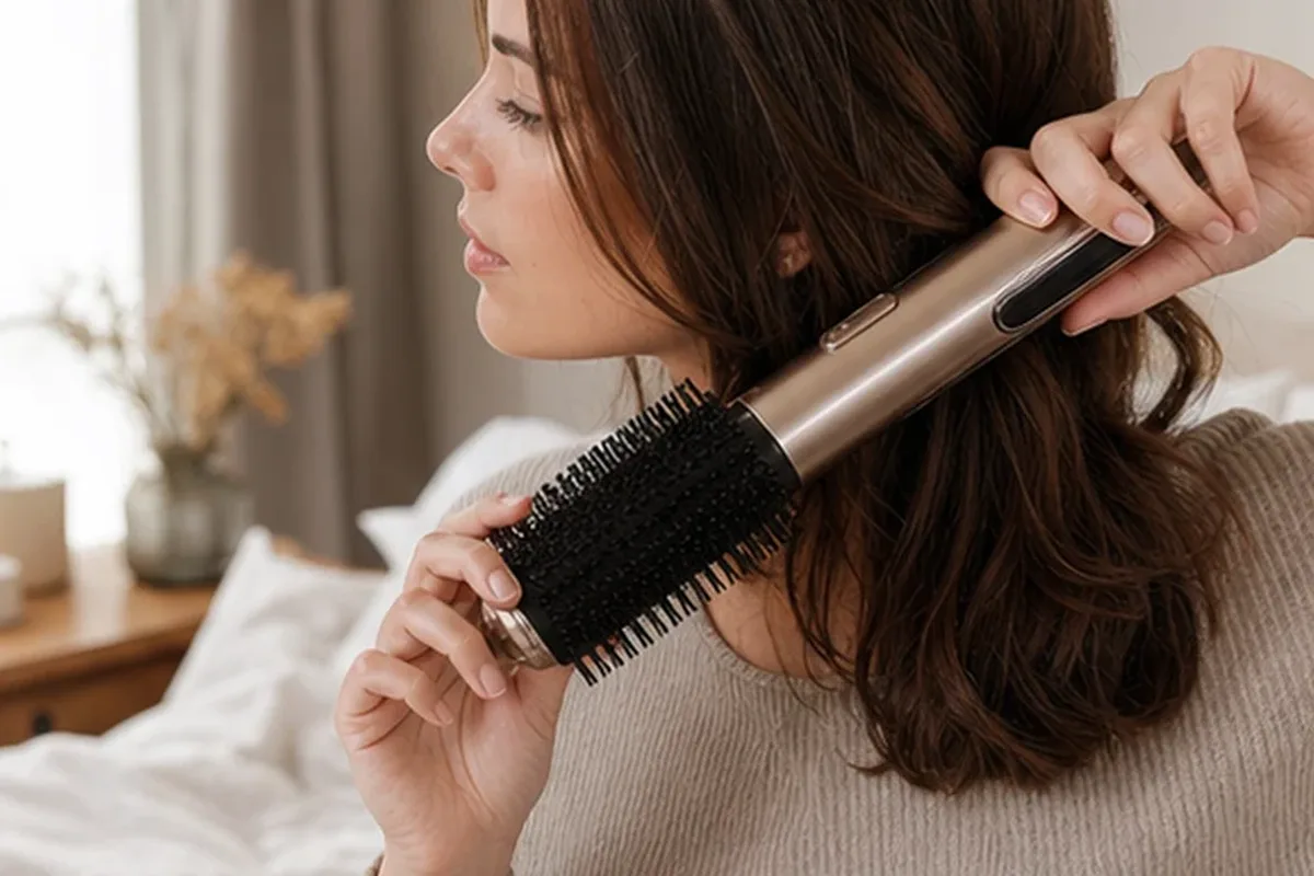 Hochwertige Beauty-Inszenierung zu Auswahlkriterien für Ionen-Haartrockner für Anfänger