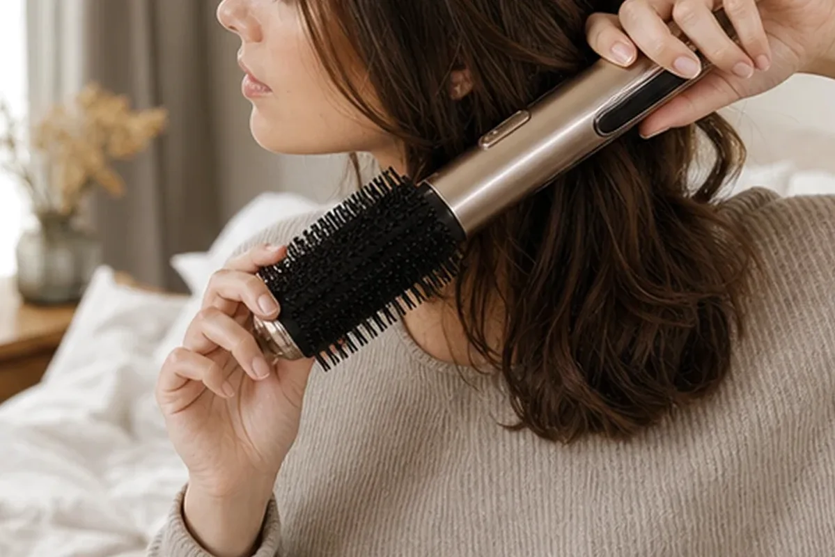 Hochwertige Beauty-Inszenierung zu Auswahlkriterien für Leave-in-Pflege für feines Haar