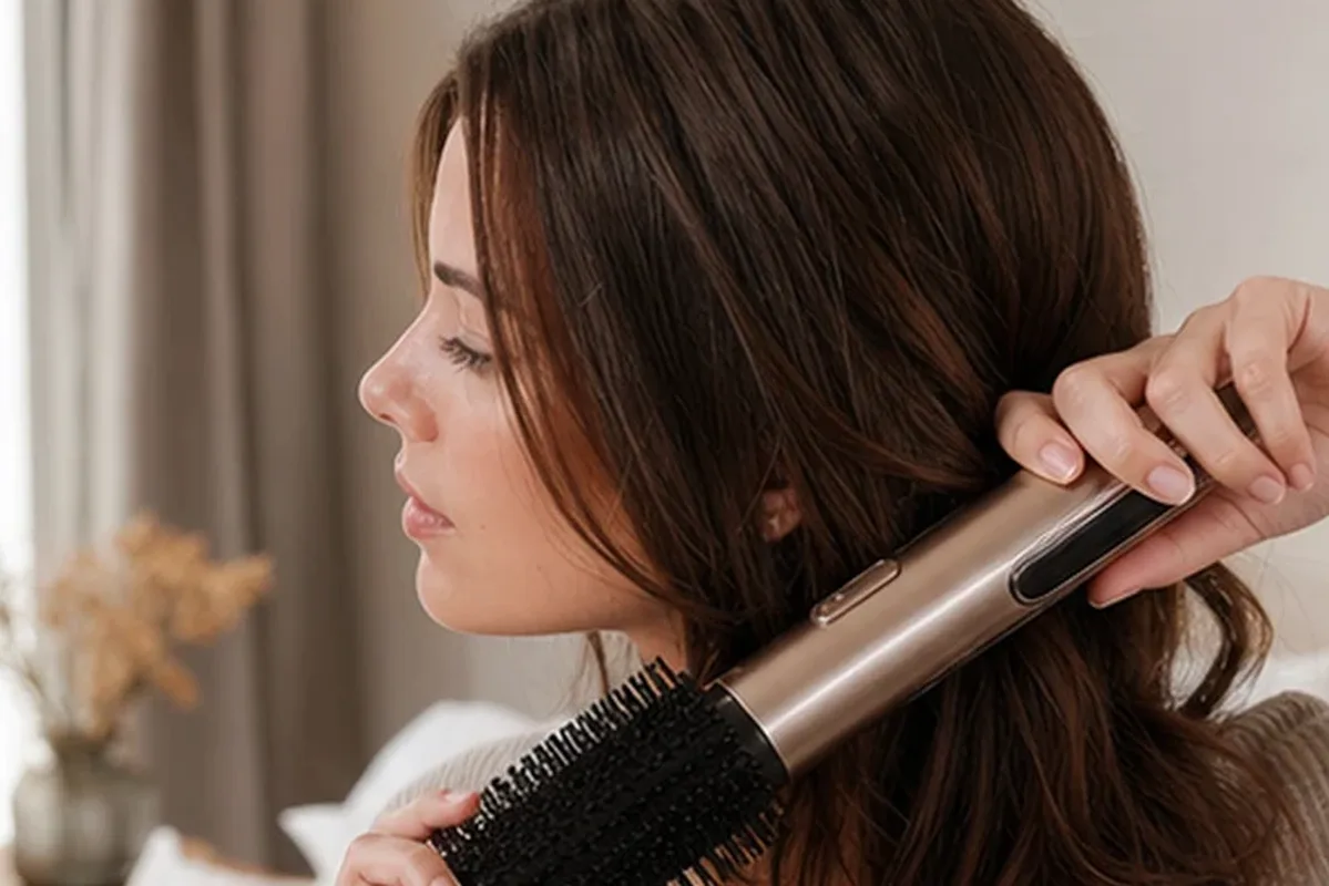 Redaktioneller Beauty-Moment zur Ausgangslage bei Silbershampoo bei fettigem Ansatz