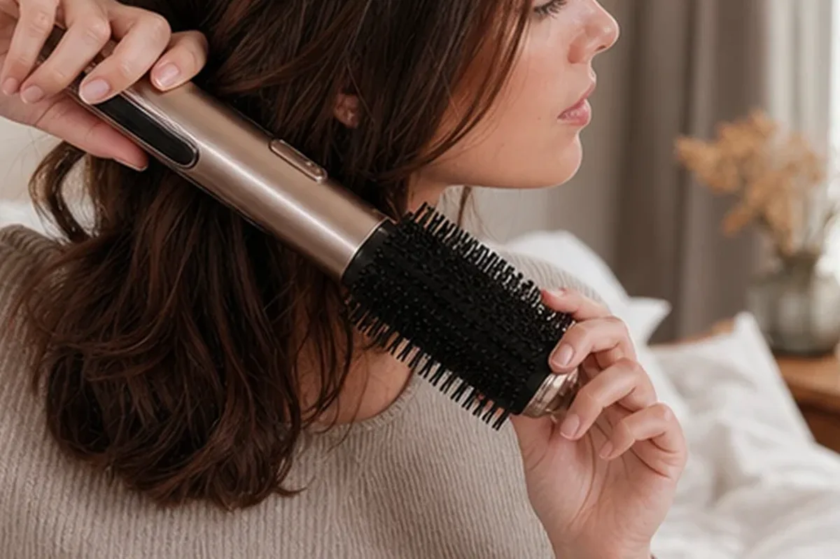 Redaktioneller Beauty-Moment zur Ausgangslage bei Haarbürste für empfindliche Kopfhaut