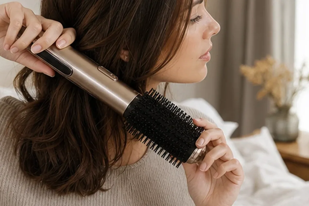 Authentischer Wohlfühlmoment passend zum Beauty-Thema Gesichtssauna für empfindliche Haut