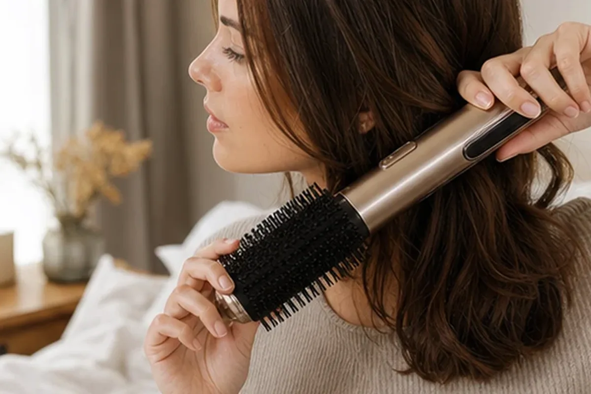 Hochwertige Beauty-Inszenierung zu Auswahlkriterien für Lockencreme für feines Haar