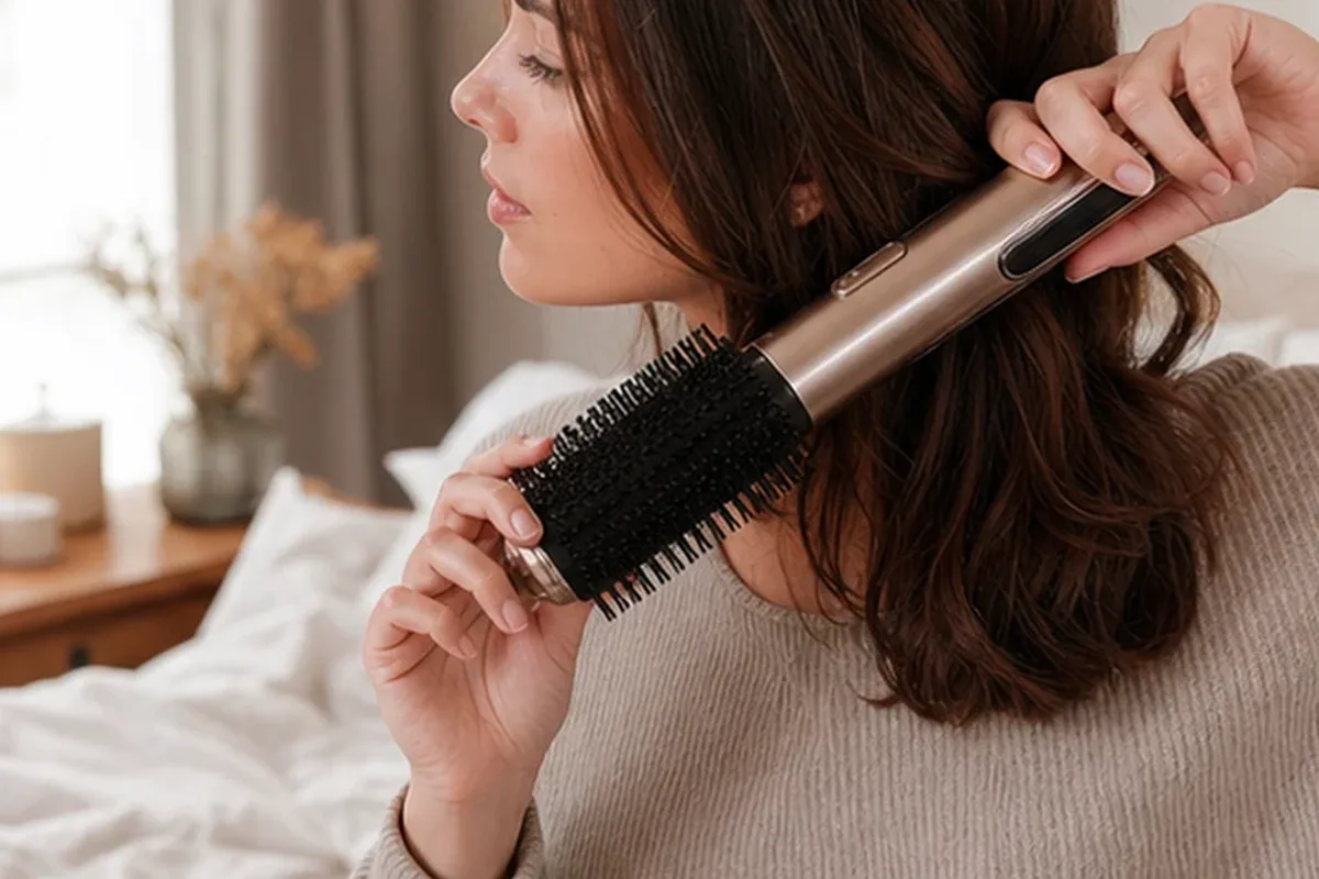 Hochwertige Beauty-Inszenierung zu Auswahlkriterien für Hitzeschutz für feines Haar