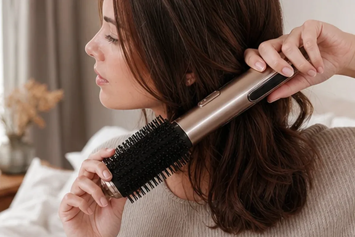 Redaktionelle Detailaufnahme zur Orientierung bei Silbershampoo bei Frizz