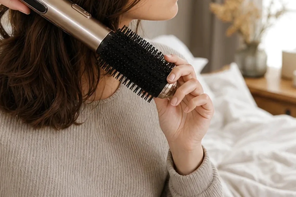 Redaktioneller Beauty-Moment zur Ausgangslage bei Kopfhautserum für trockenes Haar