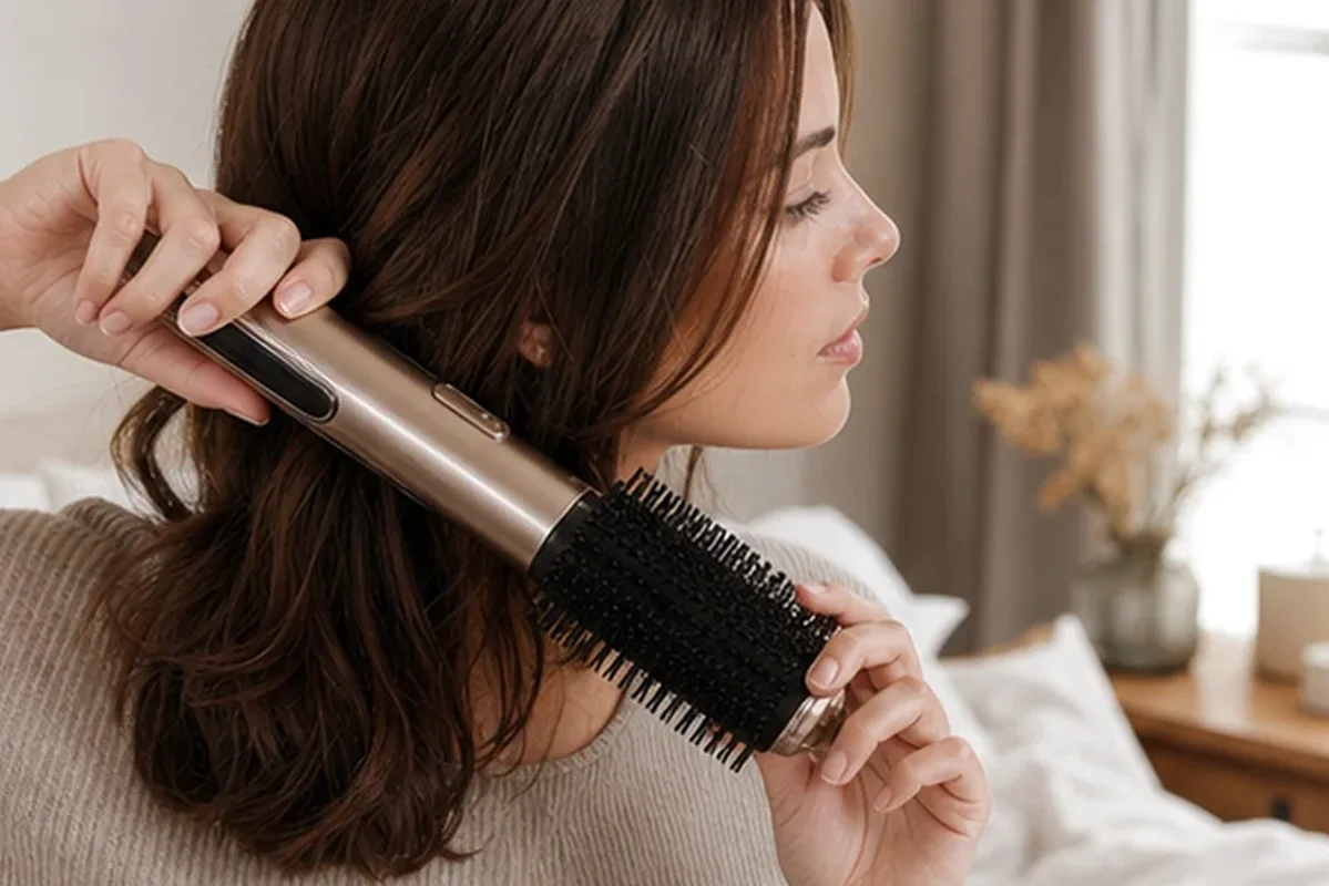 Redaktionelle Detailaufnahme zur Orientierung bei Trockenshampoo für strapaziertes Haar