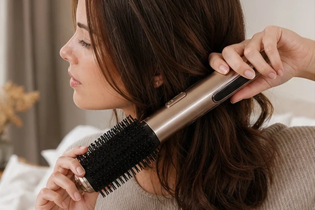Emotionaler und authentischer Anwendungsmoment rund um Tiefenreinigungsshampoo für trockenes Haar