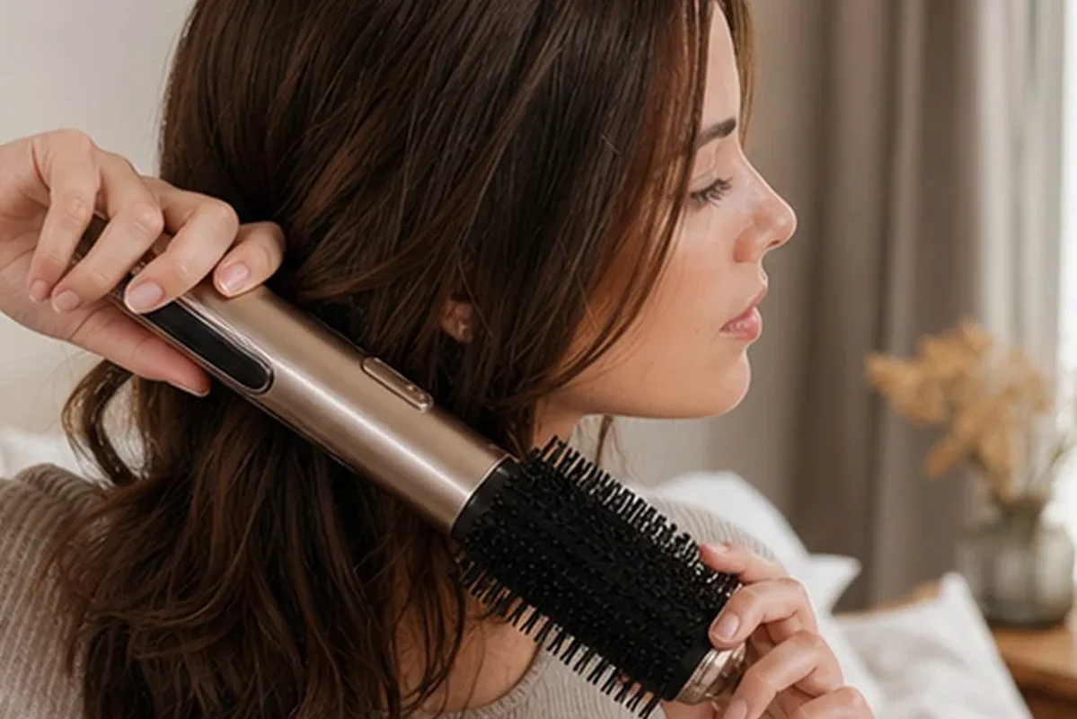 Redaktioneller Beauty-Moment zur Ausgangslage bei Lockenstab mit Premium-Anspruch