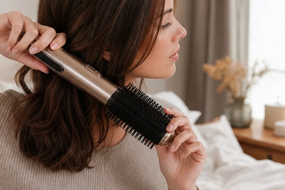 Redaktioneller Beauty-Moment zur Ausgangslage bei Lockencreme bei Haarbruch