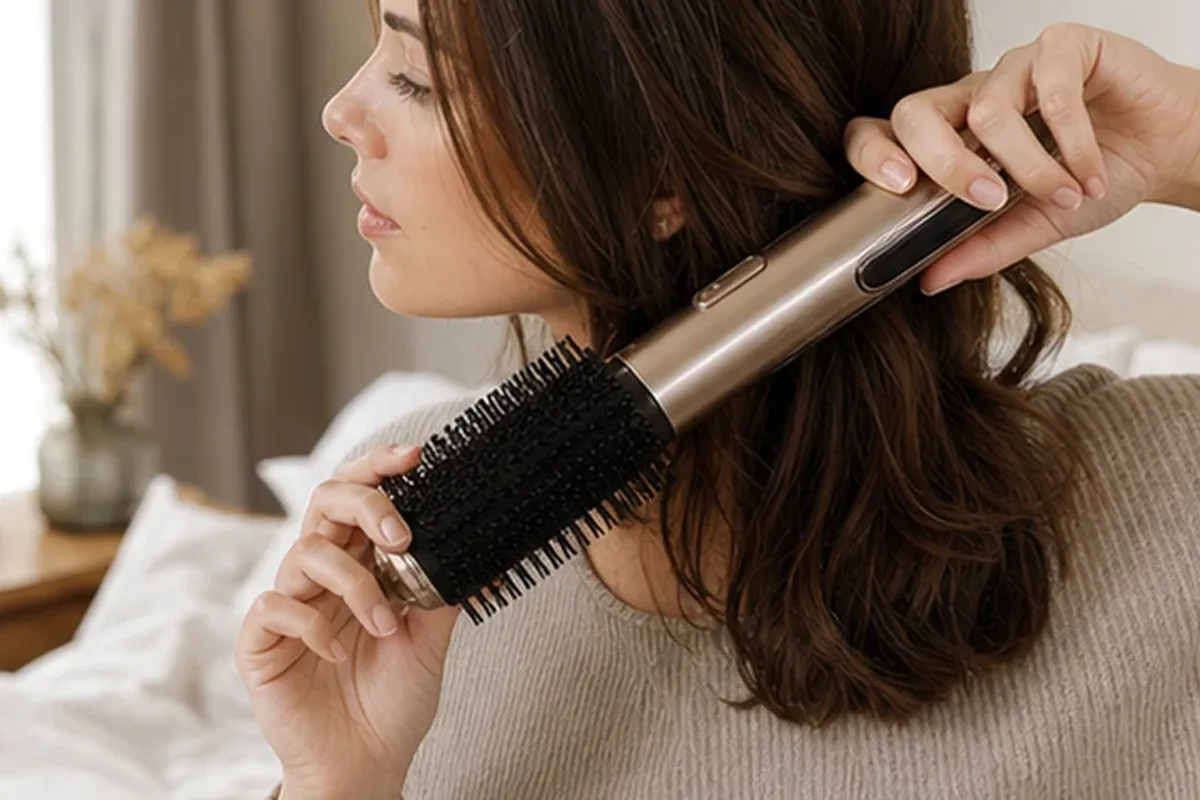 Emotionaler und authentischer Anwendungsmoment rund um Haarmaske für strapaziertes Haar