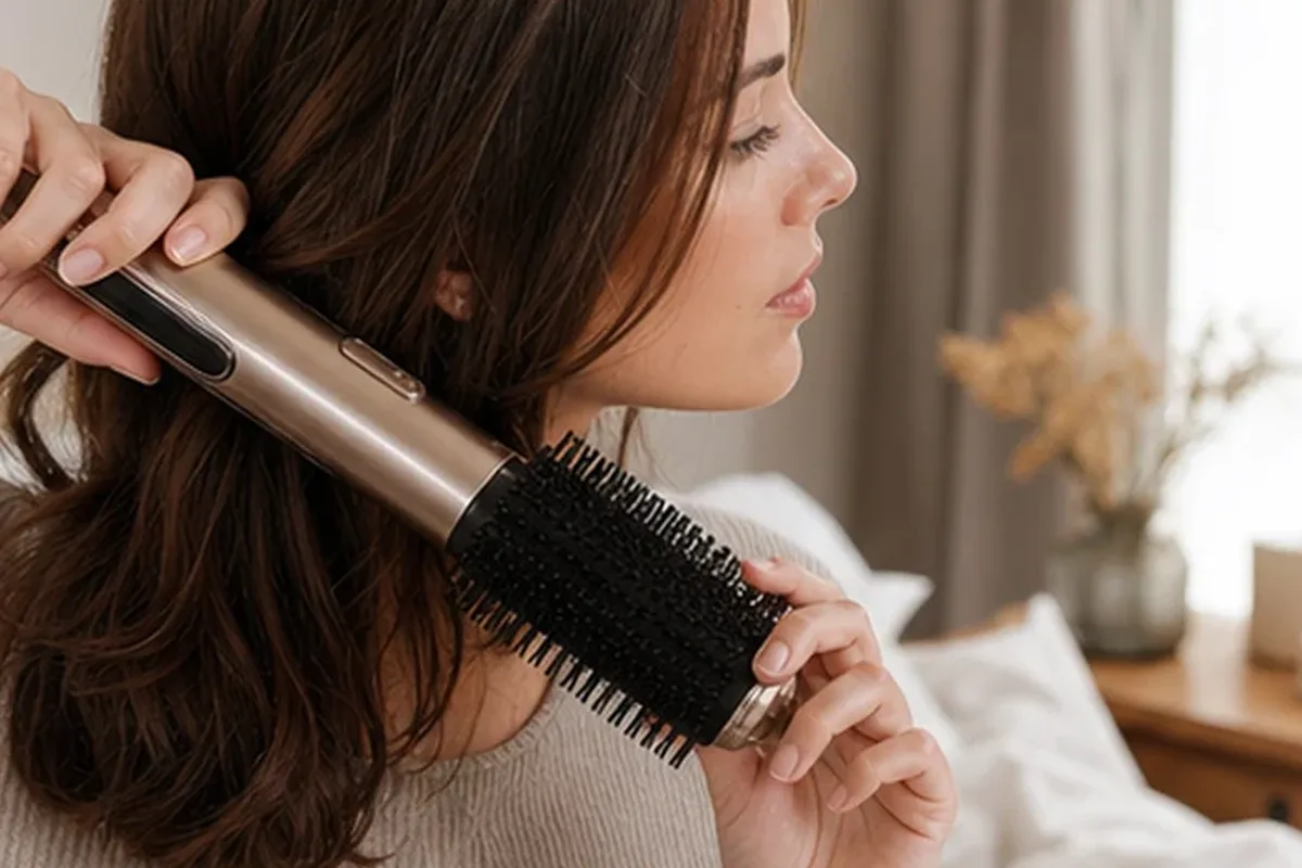 Redaktioneller Beauty-Moment zur Ausgangslage bei Lockencreme für empfindliche Kopfhaut