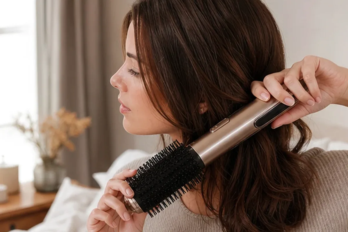 Authentische Beauty-Routine passend zum Thema Haaröl für trockenes Haar