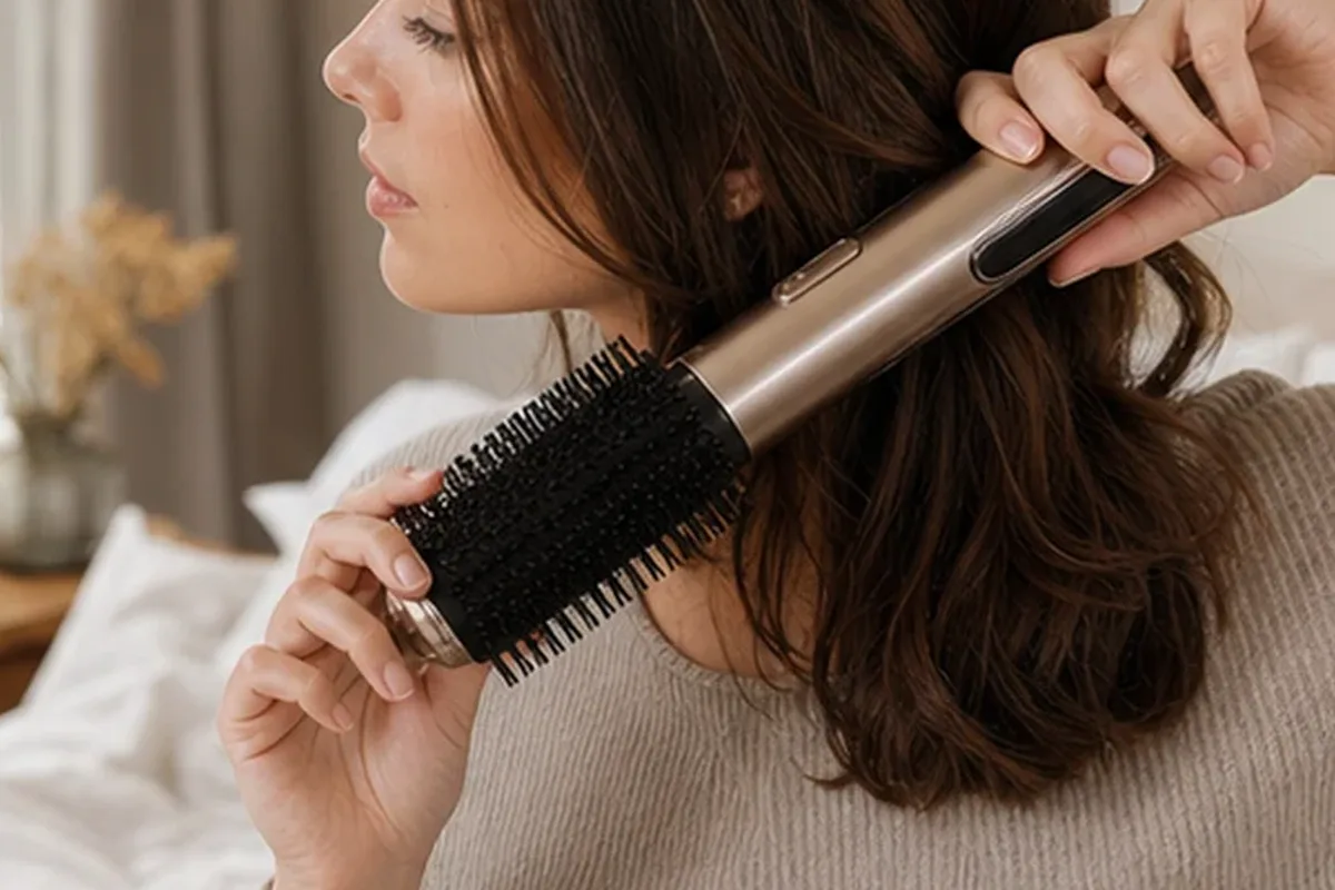 Redaktioneller Beauty-Moment zur Ausgangslage bei Haartrockner für feines Haar