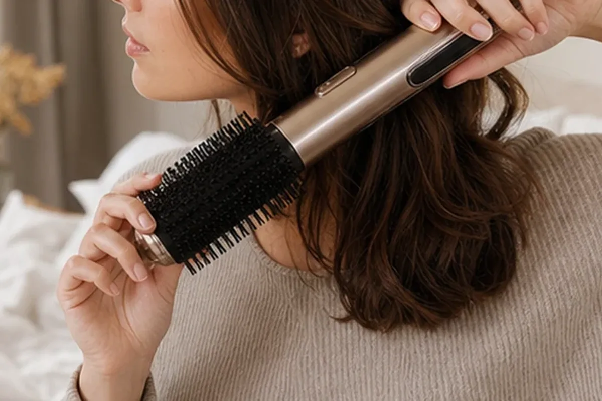 Emotionaler und authentischer Anwendungsmoment rund um Silbershampoo für feines Haar
