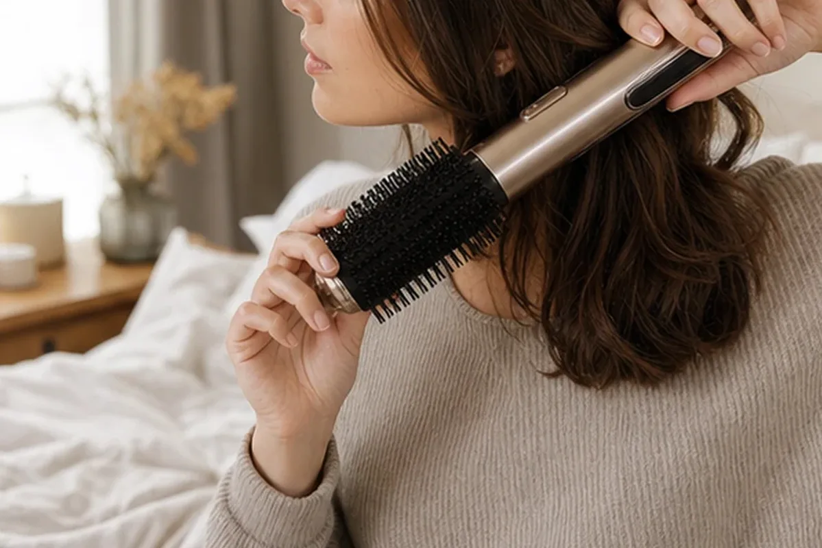 Authentische Beauty-Routine passend zum Thema Kosmetikspiegel bei wenig Zeit