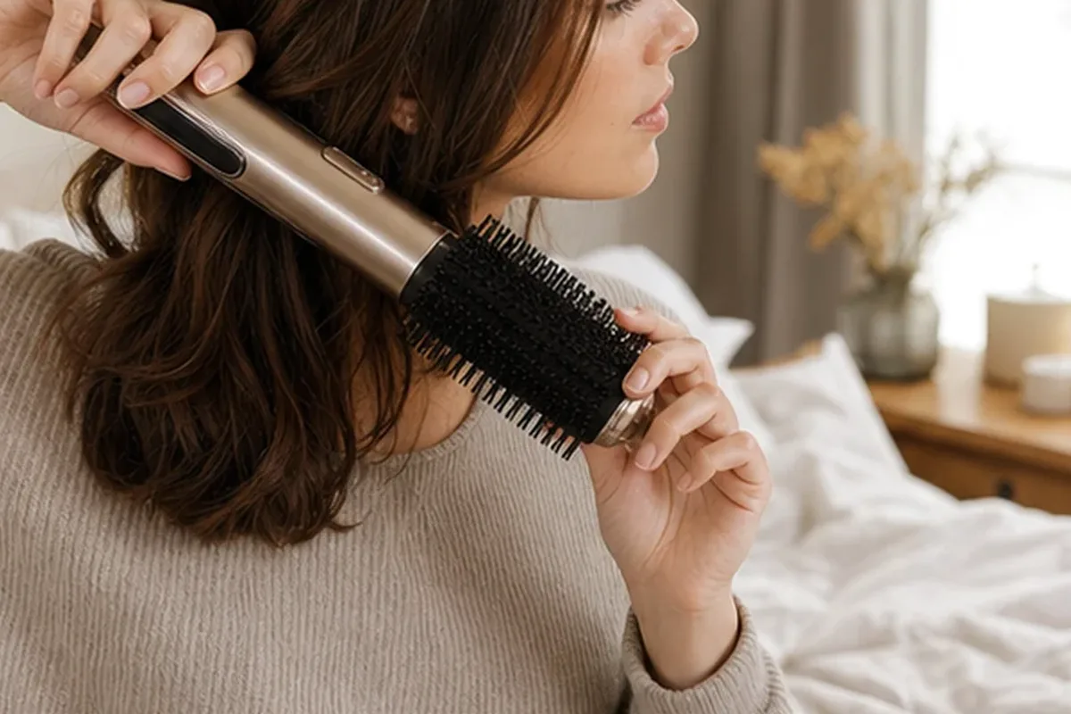 Authentische Beauty-Routine passend zum Thema Mildes Shampoo für empfindliche Kopfhaut