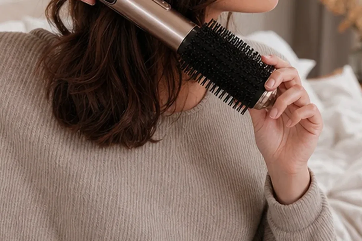 Hochwertige Beauty-Inszenierung zu Auswahlkriterien für Silbershampoo für trockenes Haar