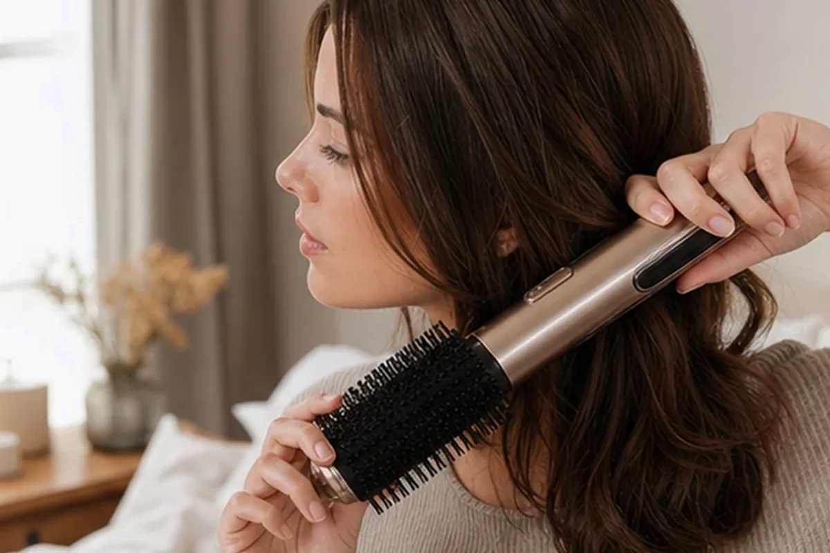 Authentische Beauty-Routine passend zum Thema Haaröl für strapaziertes Haar
